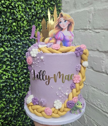 Rapunzel birthday cake topper - rapunzel,