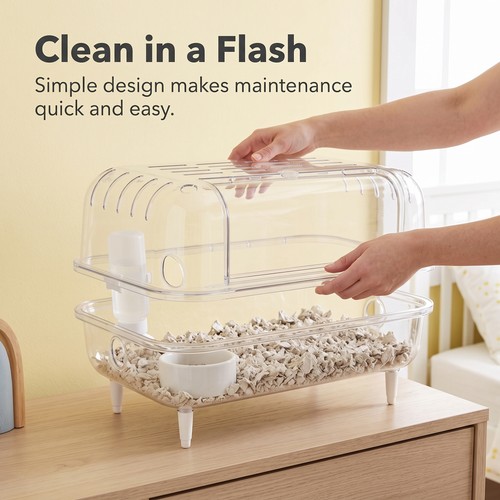 Plastic hamster cage - hamster,