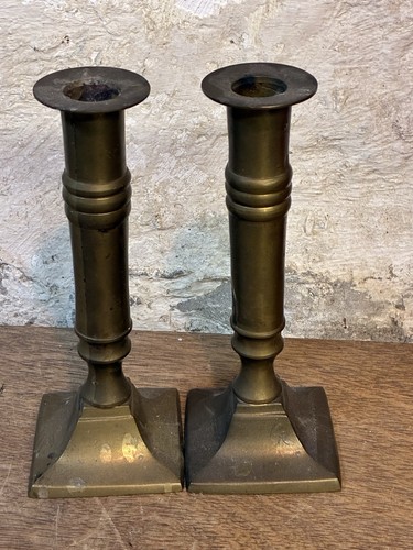 Vintage brass candlesticks - vintage,