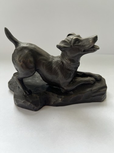 Heredities playful dog statue - dog,