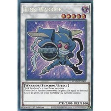 BLMM-EN009 Junk Warrior : Secret Rare Card : 1st Edition : YuGiOh TCG