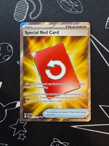 Special red card 113 - red,