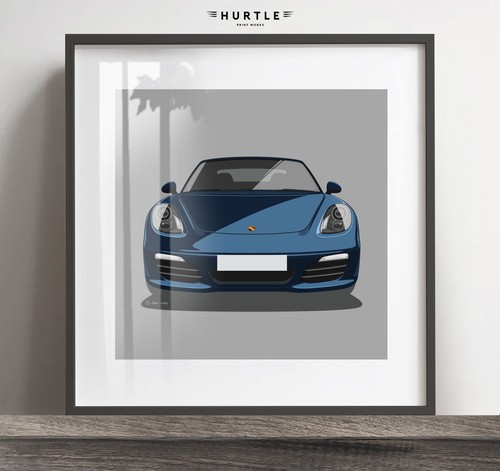 Porsche boxster artwork print - boxster,