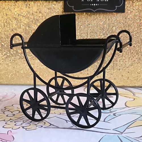 Black metal miniature - black,