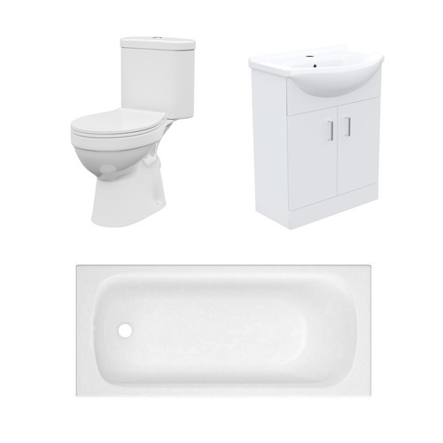 Bathroom suite 1500mm - suite, round