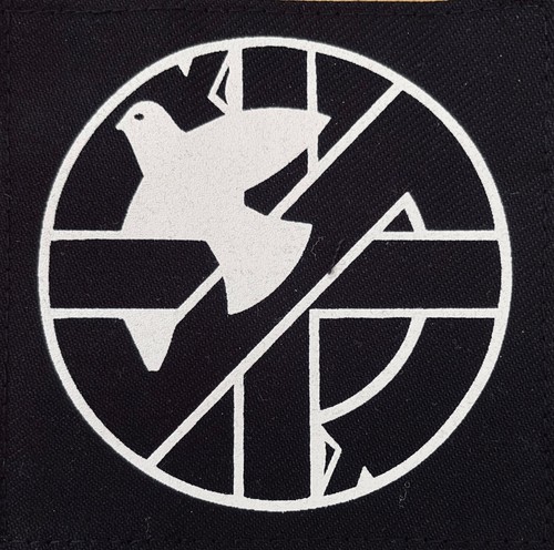 Crass logo punk patch - crass,
