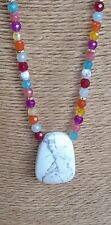 Lola Rose Alyson White Magnesite Cherry Red Quartzite BNWT