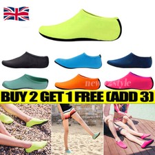 Water Shoes Mens/Womens/Kids Quick dry Aqua Socks Beach Swim Non-Slip Wetsuit UK