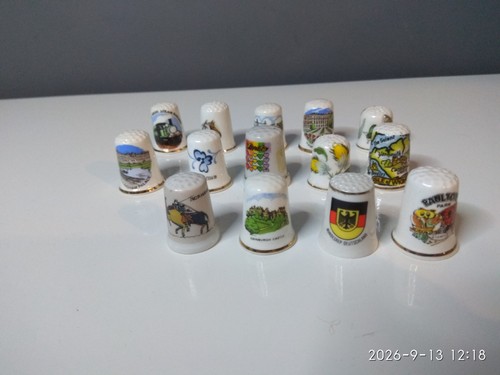 Thimbles lot ceramic 14 - ceramic, x