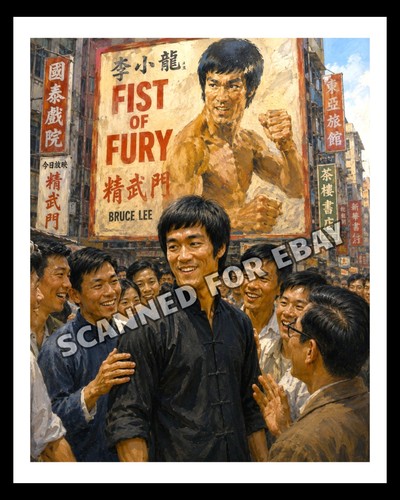 Bruce lee 8x10in glossy - 8x10in,