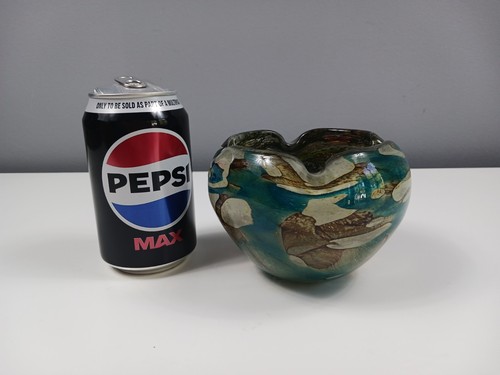 Mdina glass marble tiger - glass, marble/tiger
