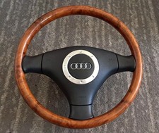 Audi wooden steering wheel - wooden,