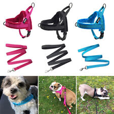 No Pull Front Clip Dog Harness Adjustable Reflective Plush Padded Pet Vest