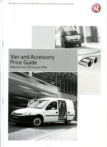 Vauxhall van price guide 30th - vauxhall,
