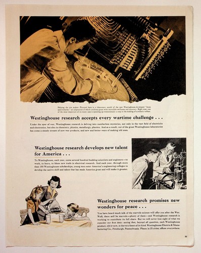Vintage westinghouse wwii mass - vintage,
