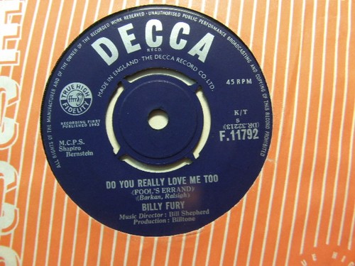 Billy fury you really - –,