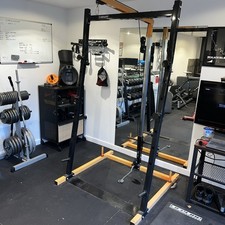 Mirafit squat rack c/w lat pulldown machine  