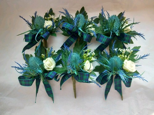 Scottish style blue green - 6,