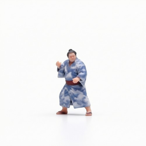 Sumo wrestler figurine - wrestler, resin