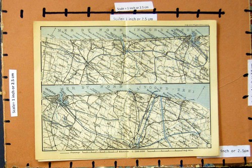 Original old vintage - old, map