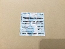 75/6 TICKET Tottenham Spurs v