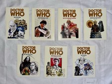 Doctor Who Target Exhibition 2016 Cartoon Museum Promotional Art BFI Postcards