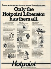 Hotpoint Liberator Washing Machine Vintage Advert 1977