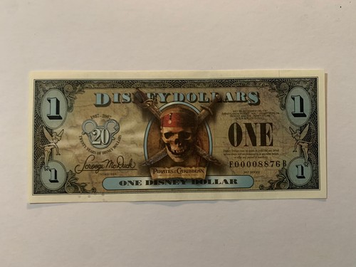 Disney dollar 2007 fb black - disney,