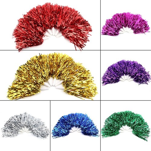 Color 6pcs cheerleading pom - color,