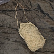 Decorative Vintage Edwardian chain mail purse / bag