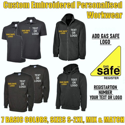 Gas safe custom embroidered - safe,