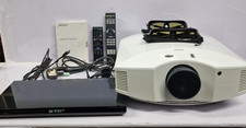 Sony VPL-HW50ES HD 1080P SXRD Home Cinema 3D Projector & Sony 3D Blu Ray Player