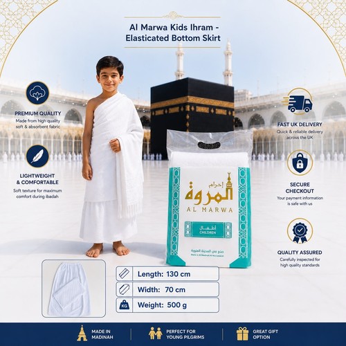 Marwa kids towel ihram - marwa,
