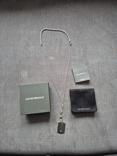 Emporio armani men dog tag - emporio,