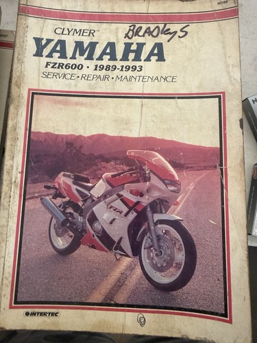 1989 1993 yamaha fzr600 - yamaha, clymer