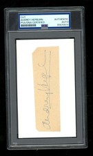 Audrey Hepburn Signed Cut Auto