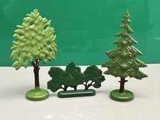 LEGO Trees & Bushes From The Building Toy Set 430-2, Vintage Classic, 3 Pieces