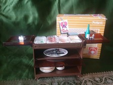 Vintage Sindy Hostess  Trolley  With Accessories And Original Box
