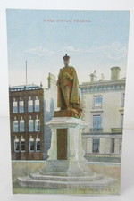 Kings Statue Reading Postcard