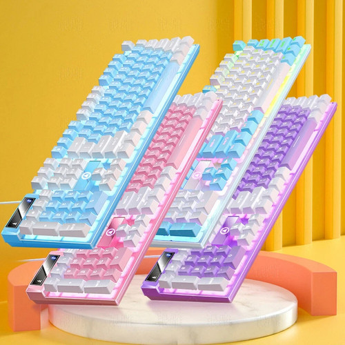 Rgb led gaming keyboard - led,