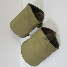 WW2 canvas Gaiters name inside