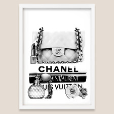 Fashion Quote Designer Book Black & White Wall Art Poster Posters Print  A3 A4