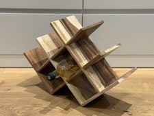 Acacia Wood 8 Wine Bottle Rack