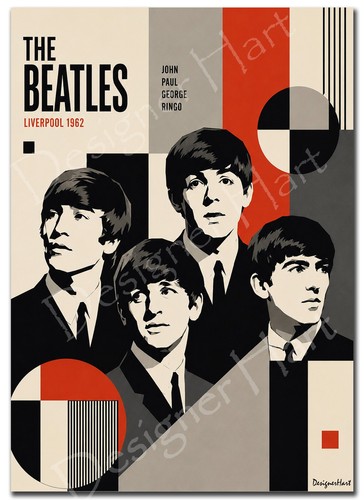 The beatles modernist art - beatles,