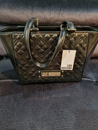 Love moschino quilted black - love,