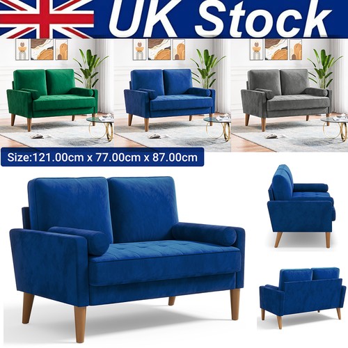 Seater velvet sofa - velvet, 2