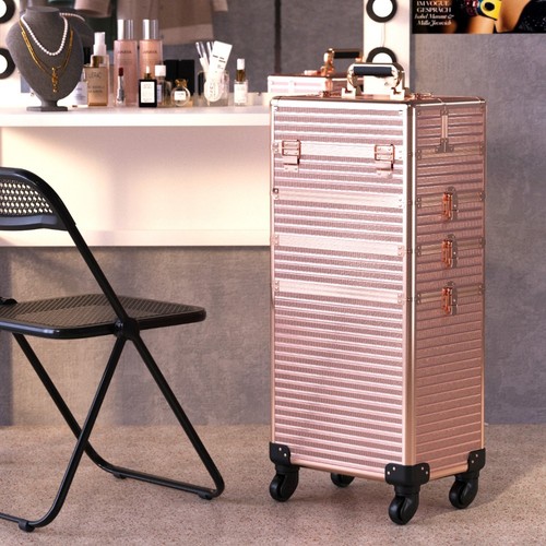 Cosmetic trolley with - 4-in-1,