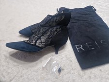 REISS Lace Kitten Heel Sandal Shoes Ladies Brand New