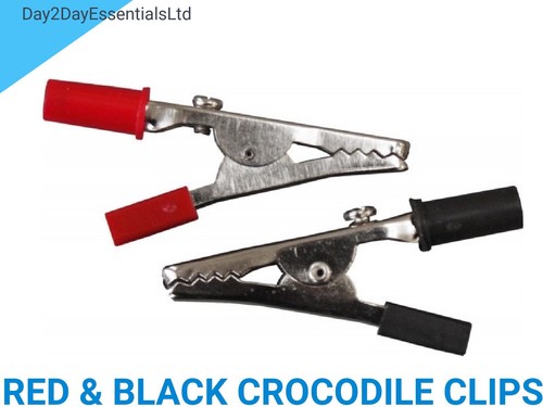 Crocodile clips insulated - crocodile, 5a