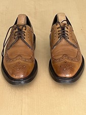 Brogue derby wing tip tan - brogue,